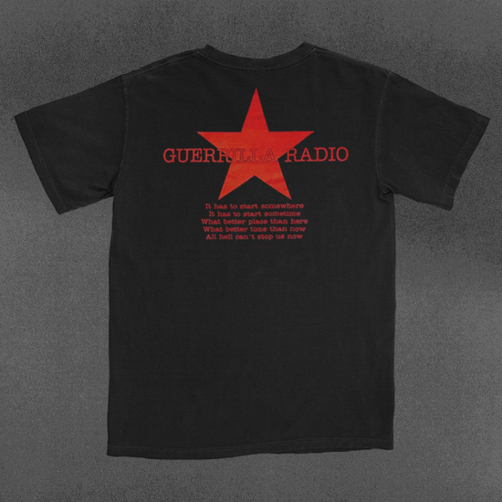 Utænkelig kontanter pålægge Guerilla Radio T-Shirt | Rage Against The Machine Official Store